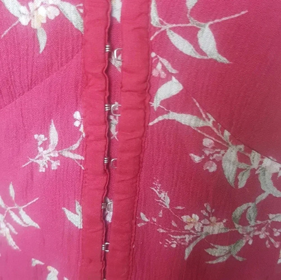 American Eagle  outfitters Pinl floral summers sz S - Picture 10 of 11